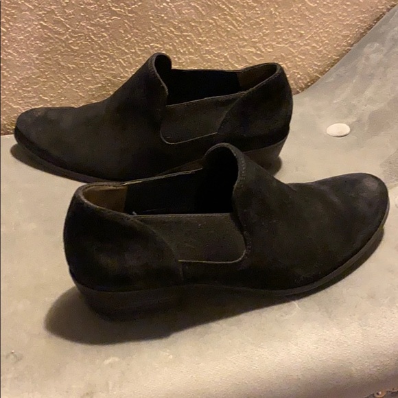 Paul Green black suede leather shooties - Picture 5 of 5